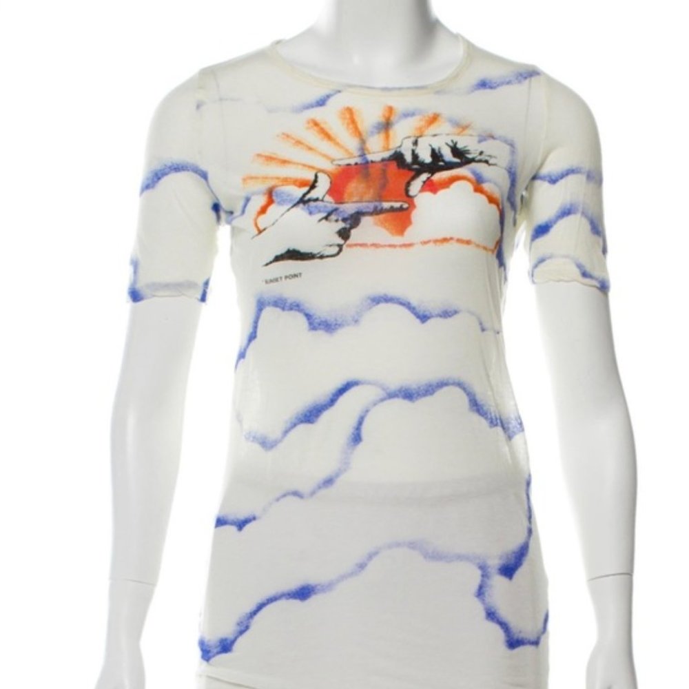 Isabel Marant Etoile Sunset Point Long Sleeved Sheer top (XS)